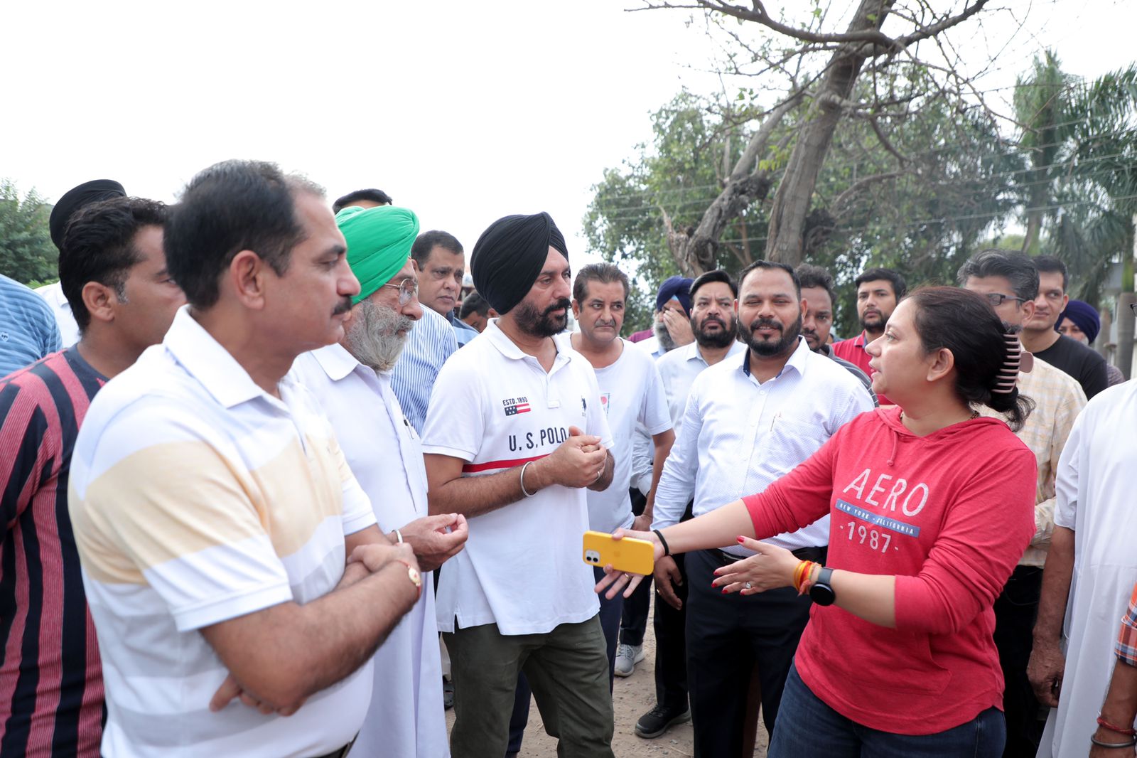 Commissioner visits Dadumajra  alongwith area councillor to take stock of ongoing development works; listens to the problems of area residents