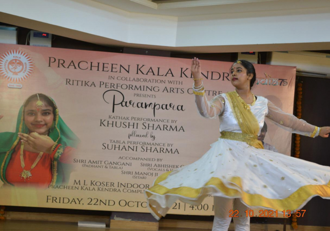 Kathak performance by Khushi Sharma