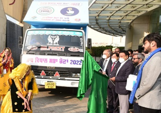 Election Commission flags-off Voter Awareness vans