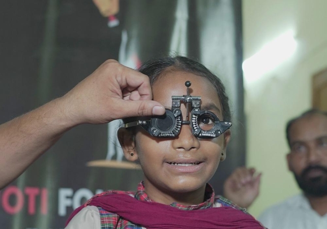 Eyesight awareness by Joti foundation under 