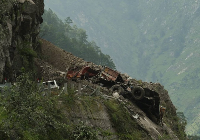 Landslides in Kinnaur