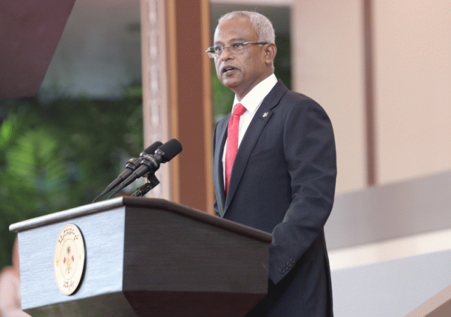 Maldives President Ibrahim Mohamed Solih