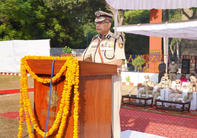 Chandigarh Police paid tribute to the Martyrs of Chandigarh Police