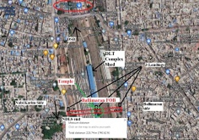 Northern Railway to build a new Foot Over Bridge between Qutub Road and Shraddhanand Marg to cross the New Delhi Yard