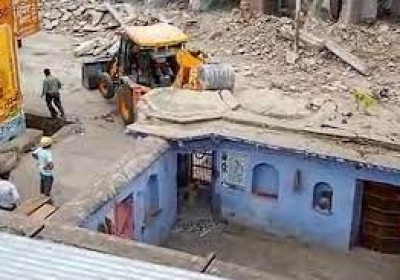 The Alwar Temple Demolition was carried out as part of Rajasthan Government's anti-enroachment drive